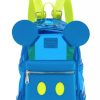 Apparel * | Cheap Disney Loungefly Backpack Mickey Mouse Neon Walt Disney World