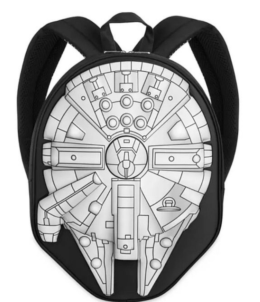 Apparel * | Best Sale Disney Loungefly Backpack Millennium Falcon Star Wars