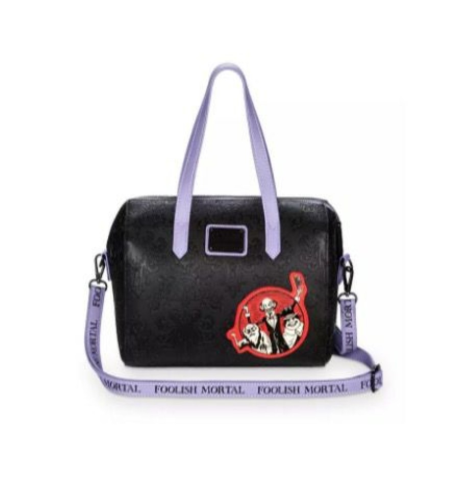 Apparel * | Cheap Disney Loungefly Satchel The Haunted Mansion Foolish Mortal