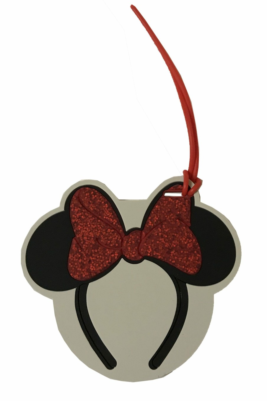 Apparel * | Deals Disney Luggage Bag Tag Minnie Mouse Ears Headband