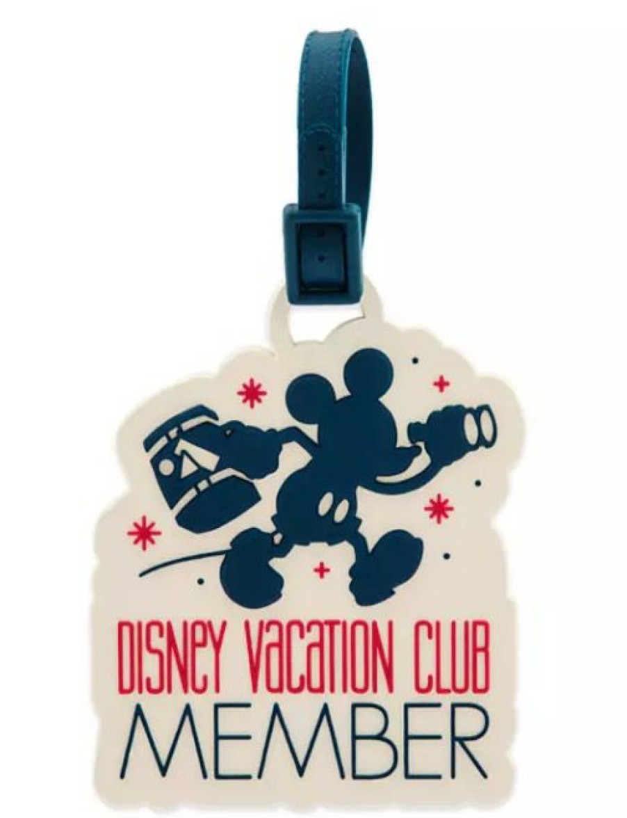 Apparel * | Budget Disney Luggage Bag Tag Disney Vacation Club Member Mickey