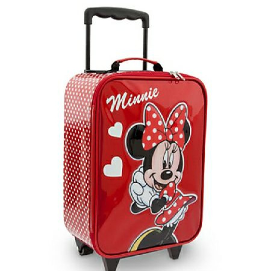 Apparel * | Discount Disney Rolling Luggage Minnie Mouse Signature