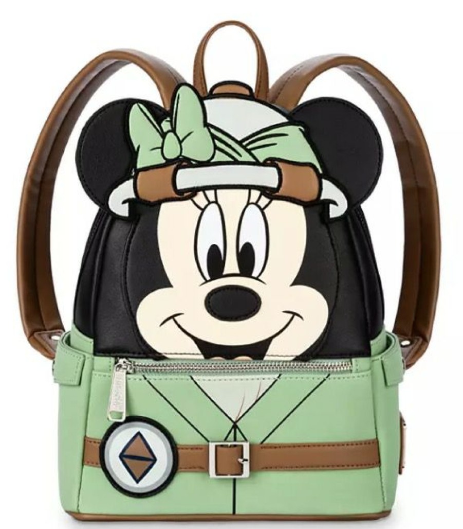 Apparel * | Top 10 Disney Loungefly Backpack Safari Minnie Mouse Animal Kingdom