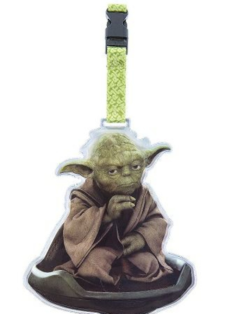 Apparel * | Best Reviews Of Disney Luggage Bag Tag Yoda Star Wars